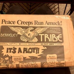Underground Berkeley Newspaper - Peace Creeps Run Amuck Historical Edition